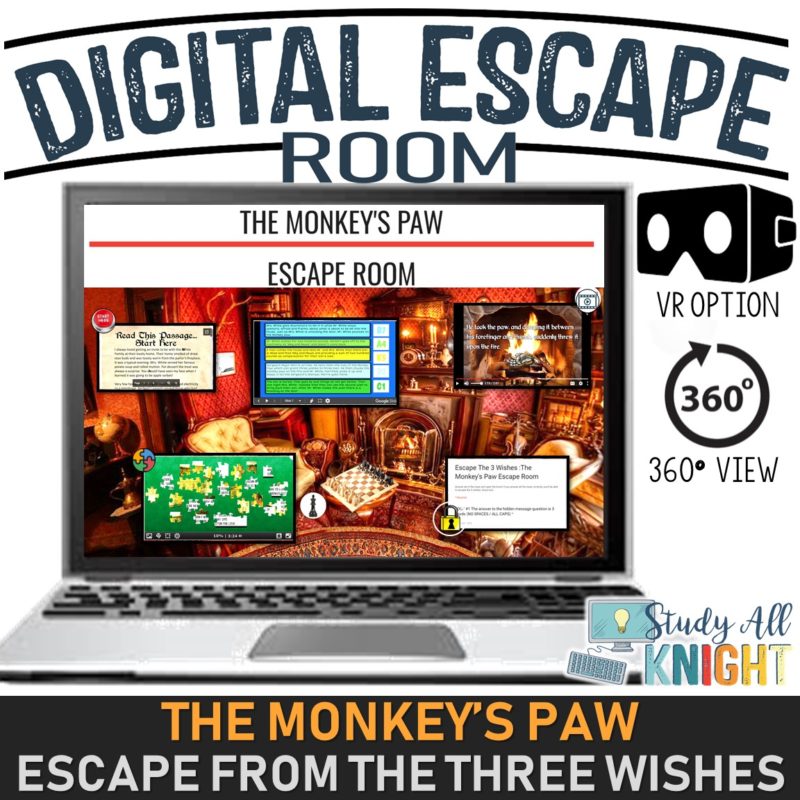 The Monkey's Paw Digital Escape Room