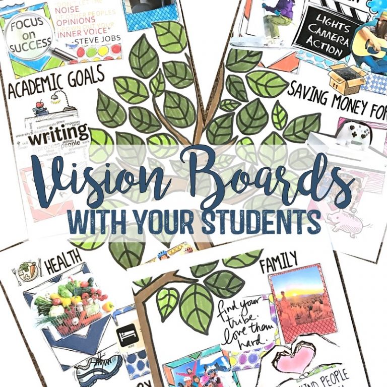 Vision Boards In Your Classroom