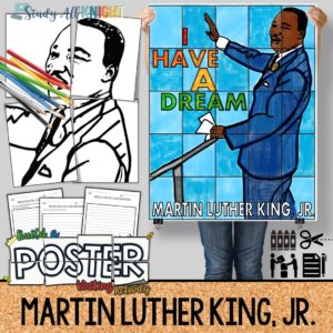 Martin Luther King Jr, Collaborative Poster, Writing Activity