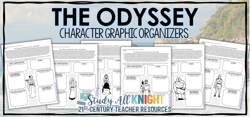 9 Lesson Ideas For Teaching The Odyssey, is loaded with hands-on and modern activities for teachers, and tips to use in their English Language arts classrooms. If you are teaching. #theodyssey #teachertips #highschoolenglish #middleschoolela #herosjourney #teachers