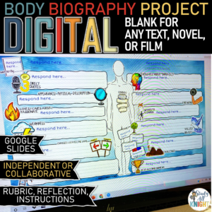 Digital Body Biography, Any Novel, Text, or Film, Digital Learning | Distance Learning
