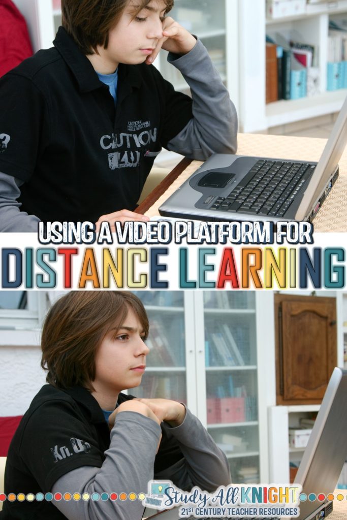 Using A Video Platform For Distance Learning | As most of us know by now, the idea of distance learning or E-learning might very well become many schools’ temporary reality. With the threat of Coronavirus invading our communities, many schools consider moving classes to a distance learning online format. Remote learning, if never experienced or practiced before, could be tricky, time-consuming and stressful for many educators. I have thought about this a lot and I don’t think it has to be as difficult as you think.