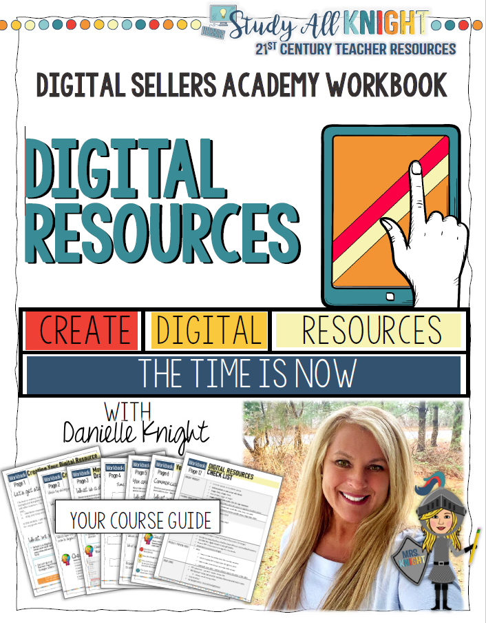 So, you have some ideas for digital learning products, but you are feeling extremely OVERWHELMED on where to start in your creation process. Or maybe you have already created a few digital products and uploaded them. You want your distance learning and digital resources to be IMPRESSIVE, ENGAGING and UNIQUE...and you want to make a passive income? Creating resources that help each student in your classroom is the goal of many teachers. Learn how to make, promote, share, and sell digital notebooks and digital escape rooms...those amazing educational products. While selling in the digital marketplace is not difficult, we share the essential steps you need to grow and on TPT. 