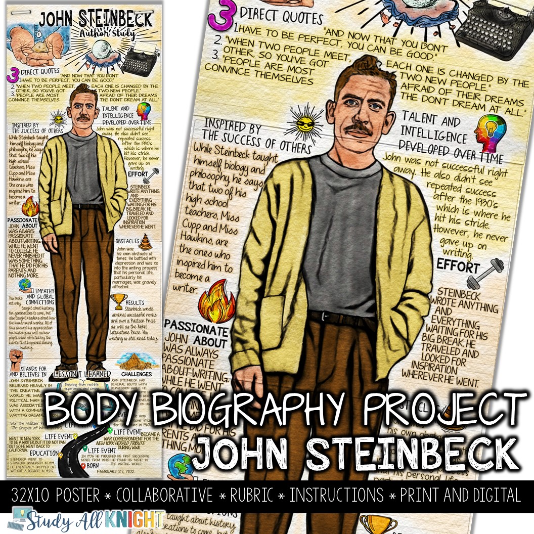 biography com john steinbeck