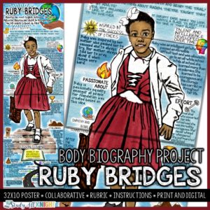 Ruby Bridges, Women's History, Black History Body Biography Project
