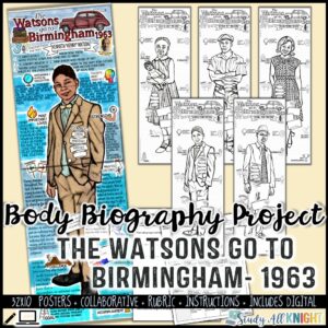 The Watsons Go To Birmingham -1963, Body Biography Project, Characterization