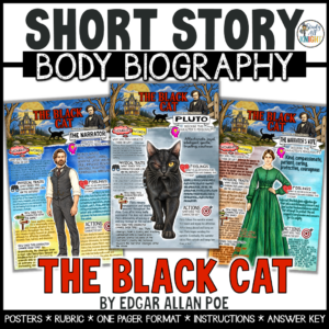 The Black Cat Character Analysis, Body Biography Project, Characters